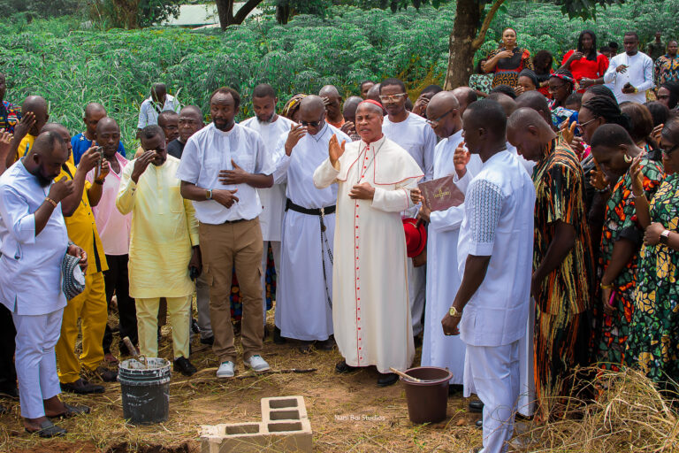 Dedicating the foundation of araceli aid foundation technical academy