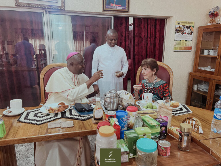 Ms Anne's Visit ti the Bishop of Enugu Nigeria-2