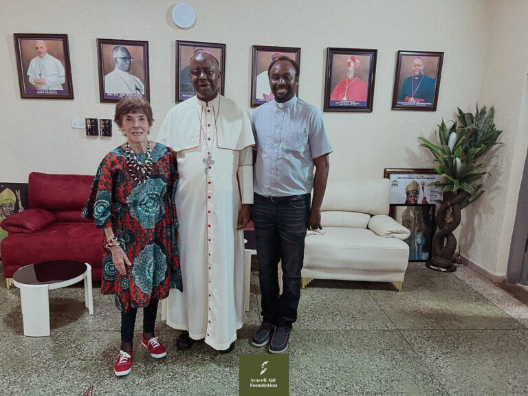 Ms Anne's Visit ti the Bishop of Enugu Nigeria-5